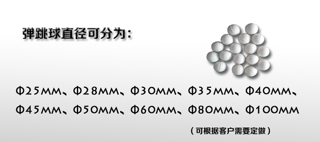 振动筛分机弹力球型号