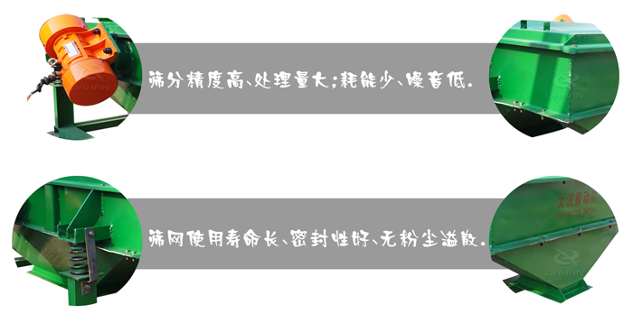 污水除杂直线振动筛特点