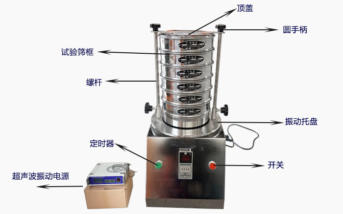 超声波试验筛结构