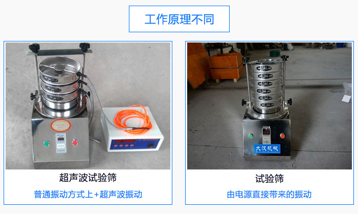 超声波试验筛与普通试验筛工作原理
