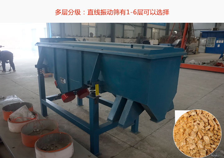 不同层数猫砂直线振动筛